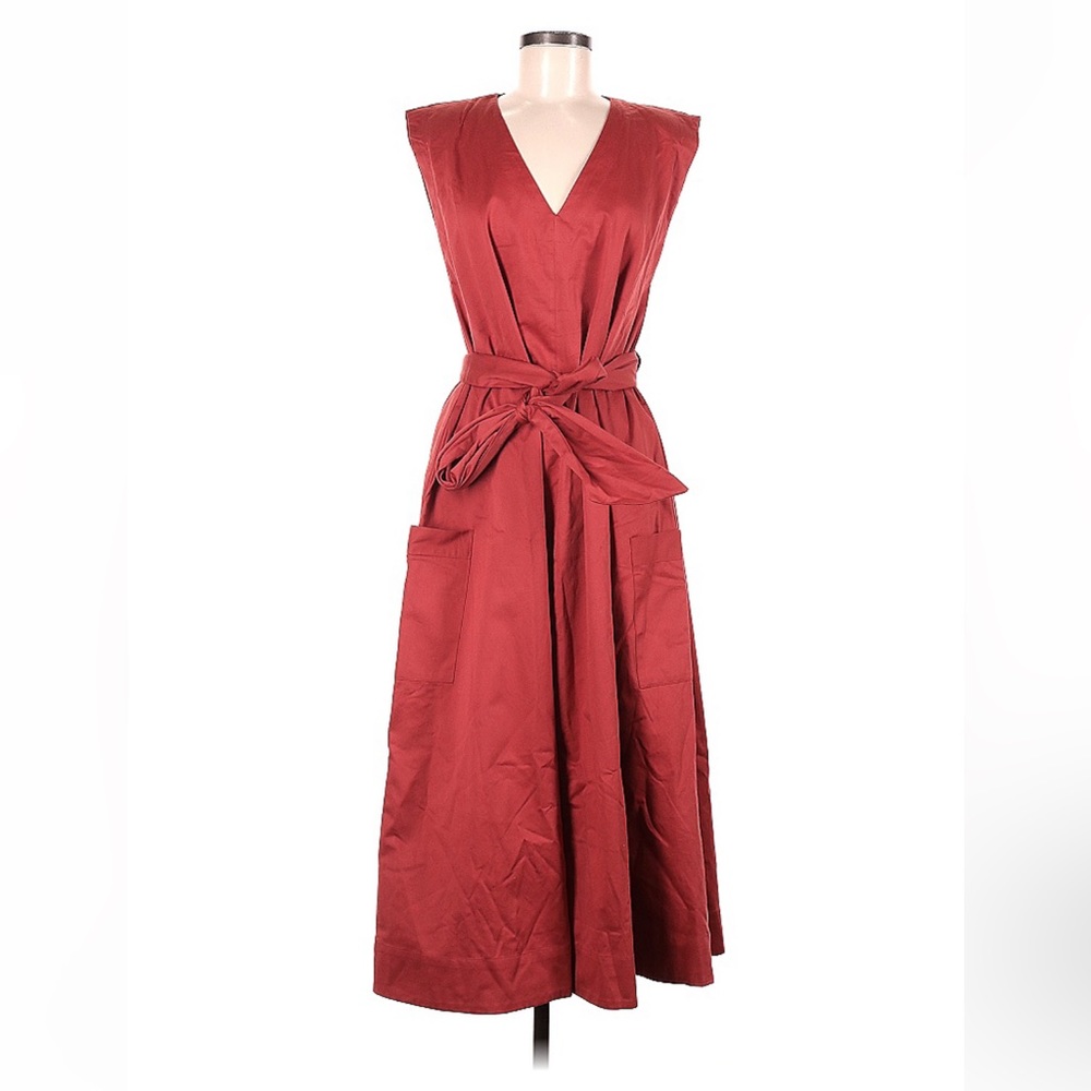 Modern Citizen Sloane V-Neck Tie-Waist Dress Size Medium